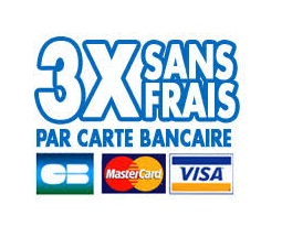 Payez en 3 fois sans frais